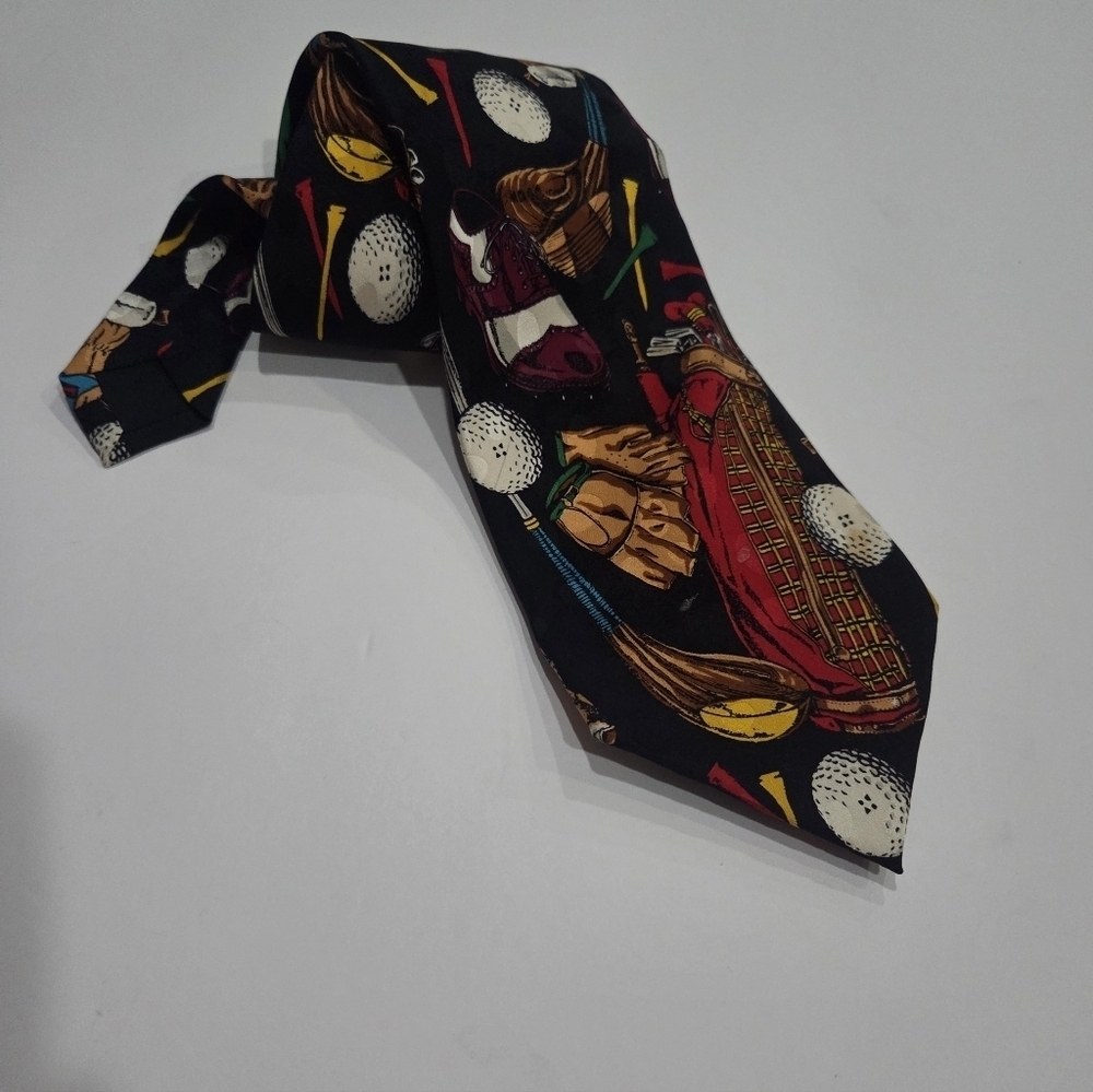 Addiction Stylish Multiclors Golf Gear Men's Tie